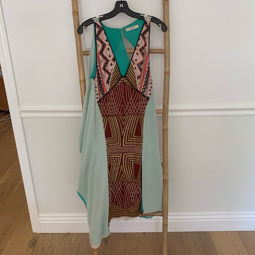 Bcbgmaxazria runway boho dress